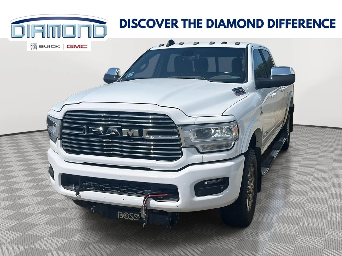 Used 2022 Bright White Clearcoat Ram Laramie image 1