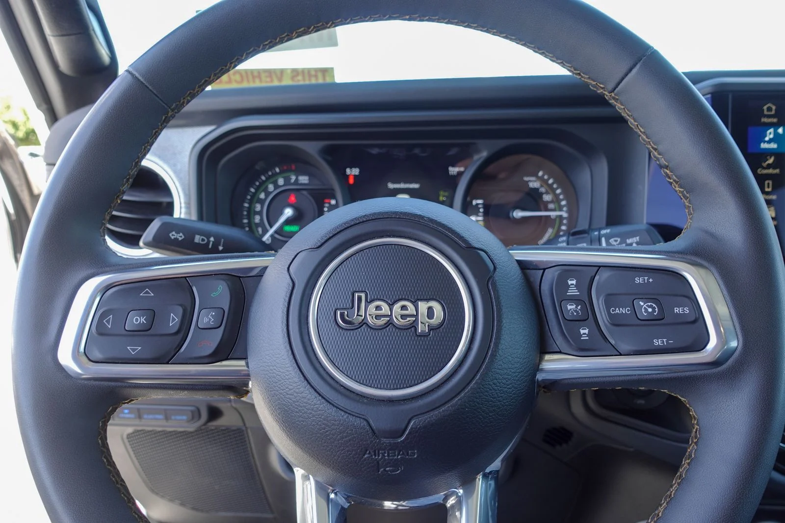 Used 2024 Bright White Clearcoat Jeep Sahara 4xe image 17