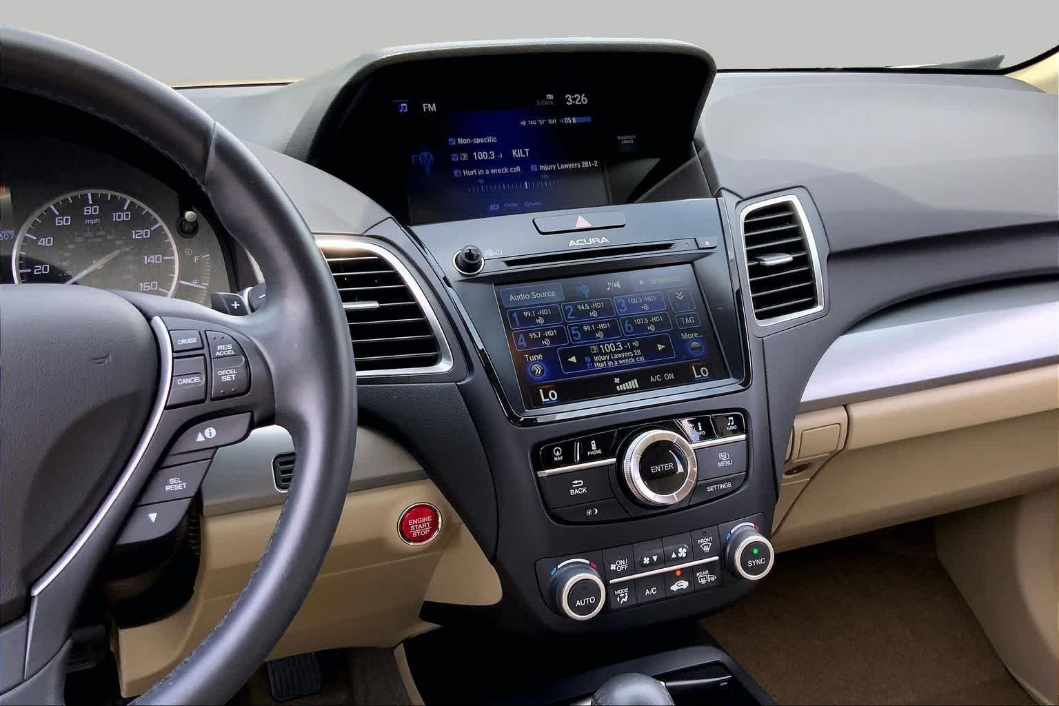 Used 2016 White Diamond Pearl Acura Tech Pkg image 7