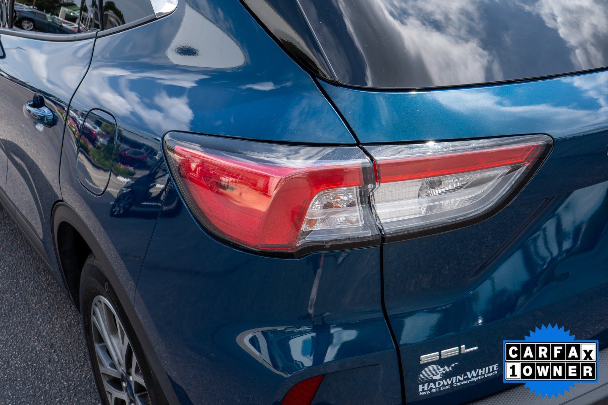 Used 2020 Dark Persian Green Metallic Ford SEL image 10