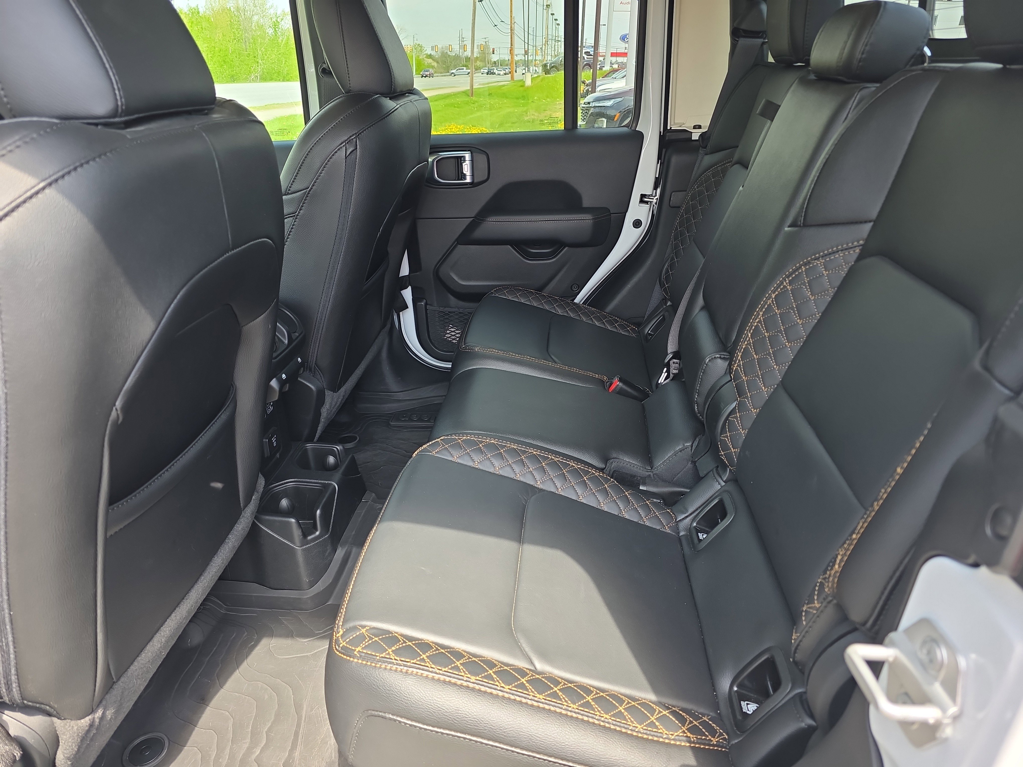 Used 2023 Bright White Clearcoat Jeep High Altitude image 11
