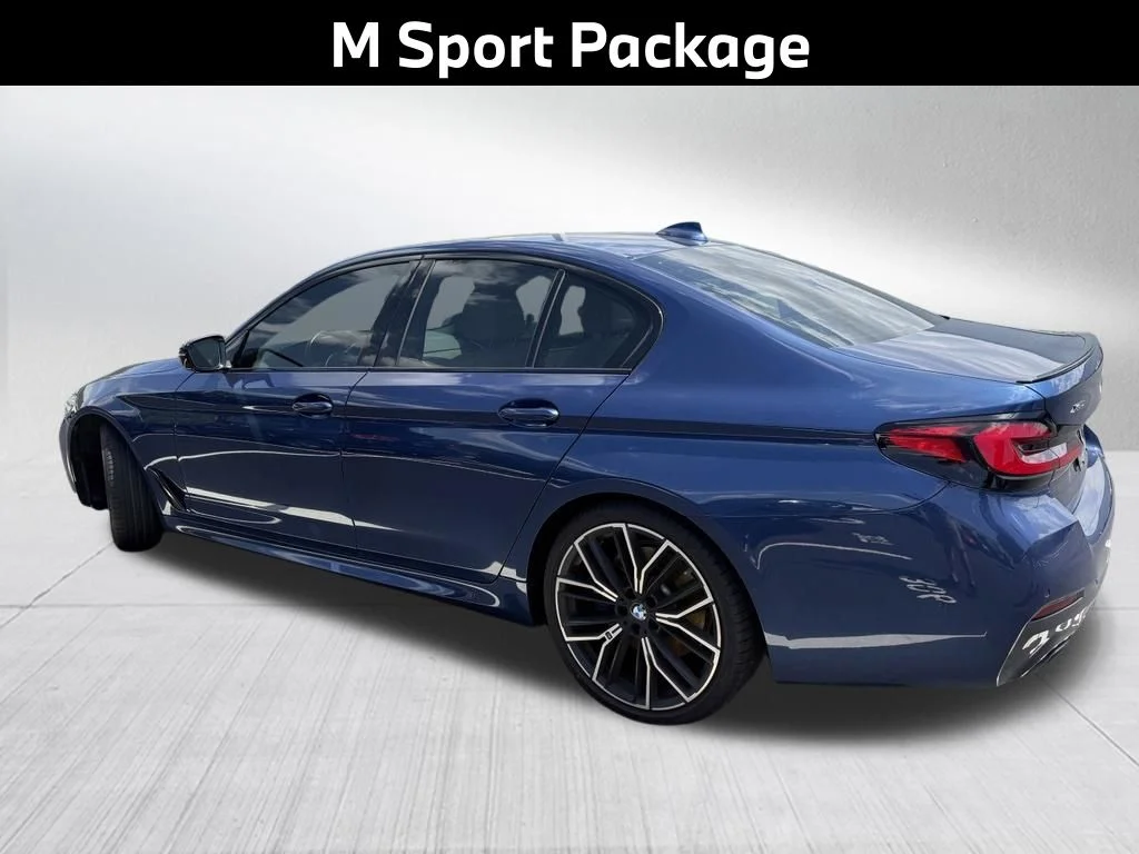 Used 2023 Blue BMW 530i xDrive image 8