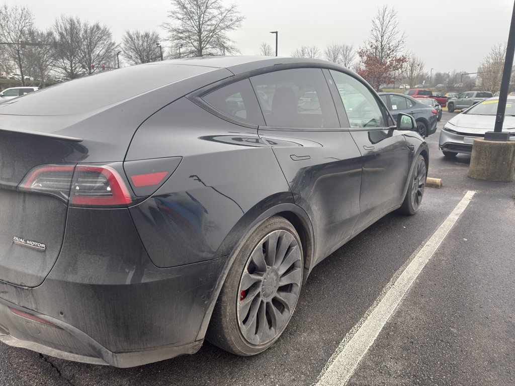 Used 2022 Solid Black Tesla Performance image 4