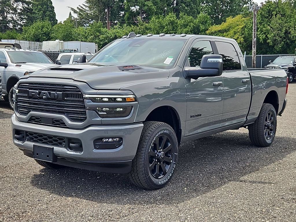 New 2026 Ceramic Gray Clear-Coat Exterior Paint RAM Laramie image 3