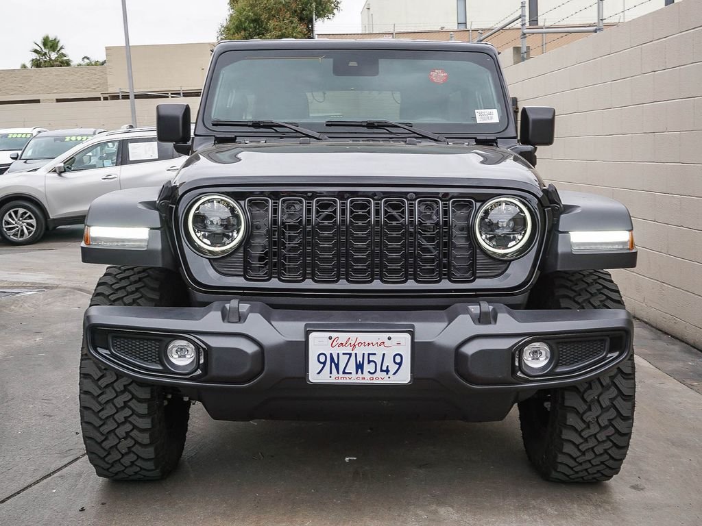 Used 2024 Black Jeep Willys 4xe image 2