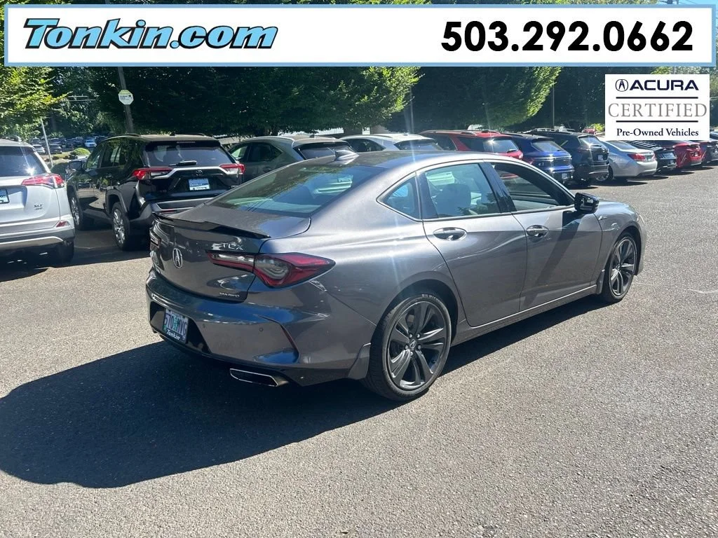Certified Used 2021 Modern Steel Metallic Acura SH-AWD A-SPEC image 18