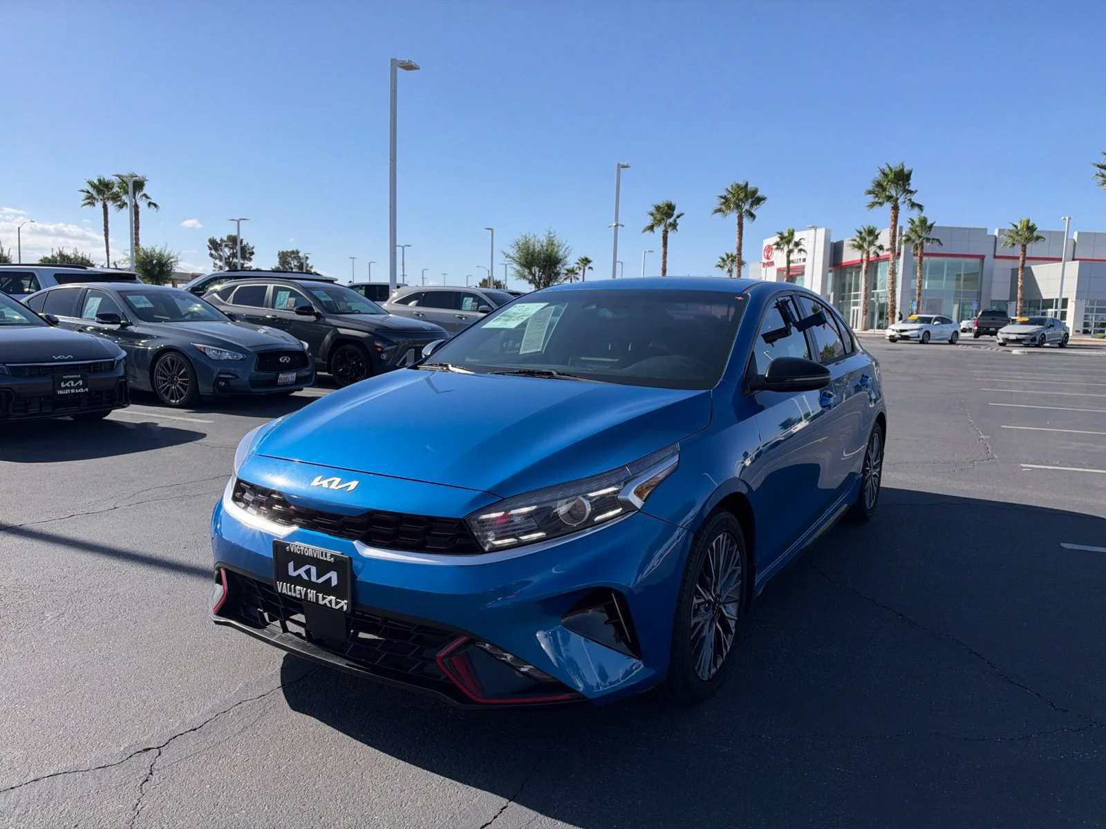 Used 2023 Sporty Blue Kia GT-Line image 3