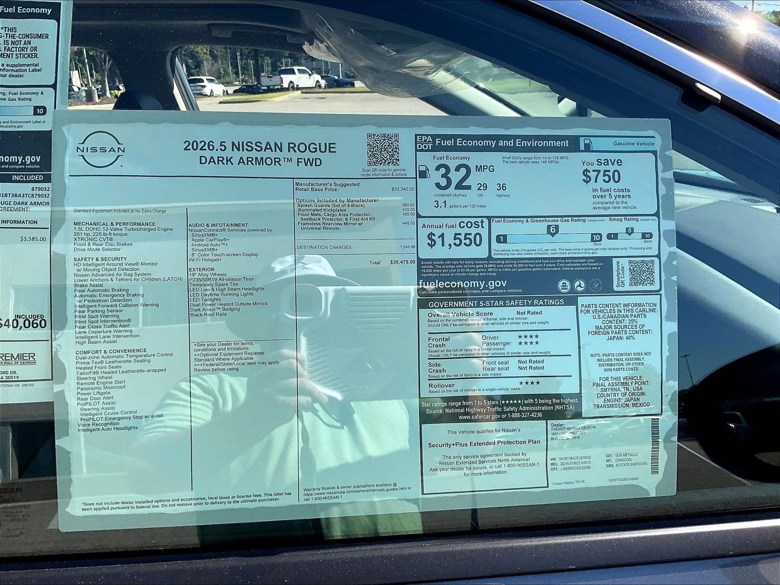 New 2026 Gray Nissan Dark Armor image 14