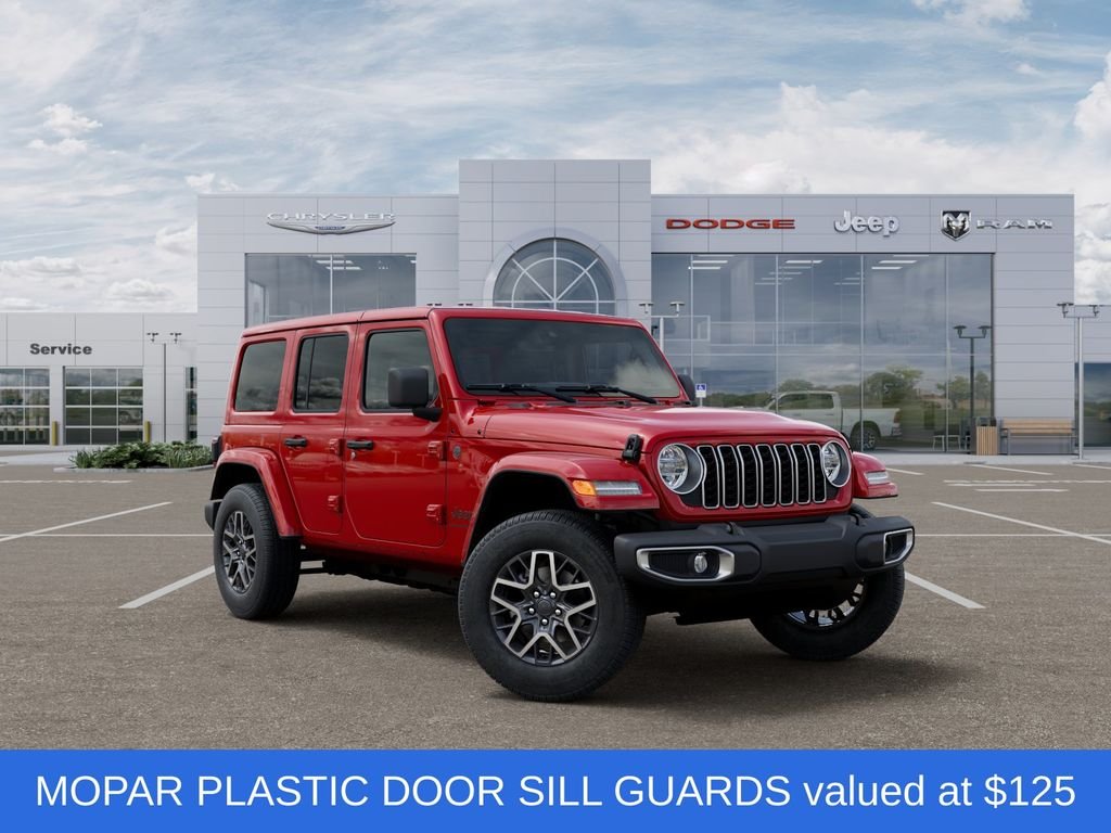 New 2026 Firecracker Red Clear-Coat Exterior Paint Jeep Sahara image 5
