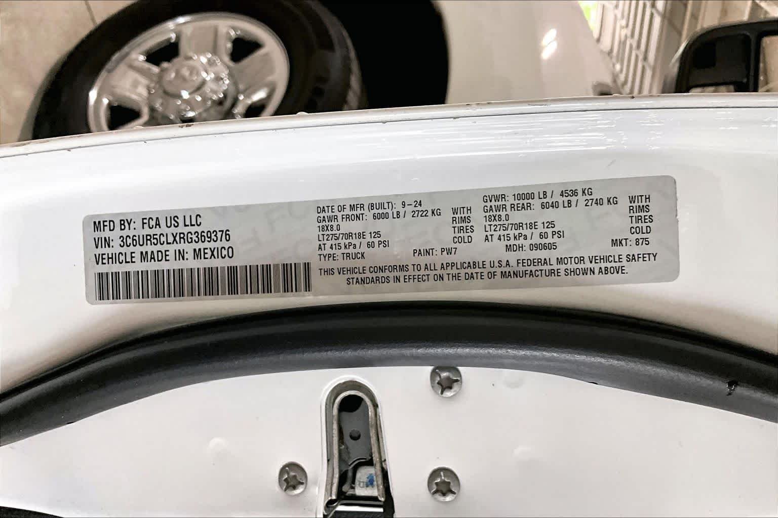 Used 2024 Bright White Clearcoat Ram Tradesman image 31