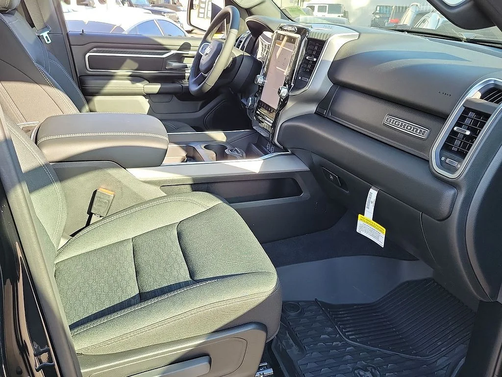 New 2025 Diamond Black Crystal Pearl Coat RAM Big Horn Crew Cab 4x4 5