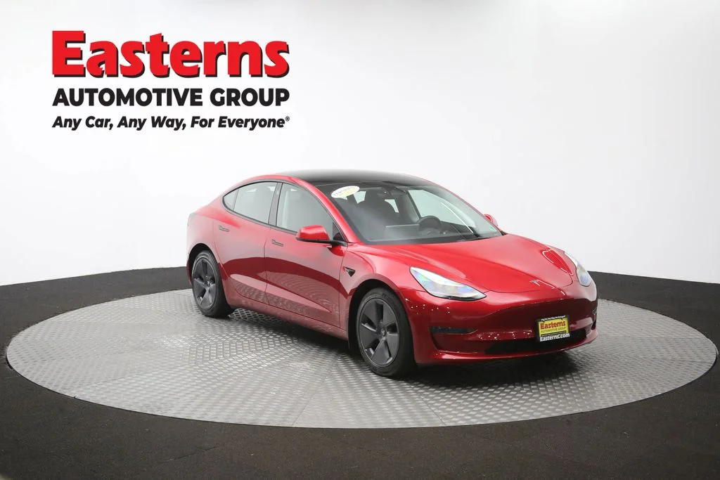 Used 2022 Red Tesla Base image 47