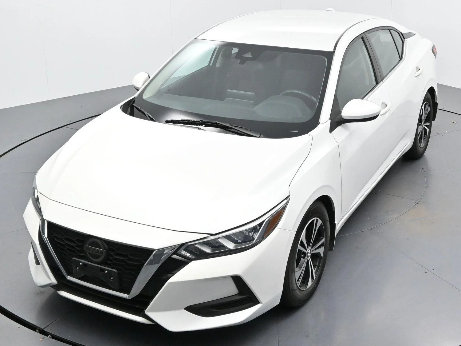 Used 2021 Aspen White Tricoat Nissan SV image 34