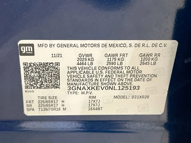 Certified Used 2022 Blue Chevrolet LT image 41