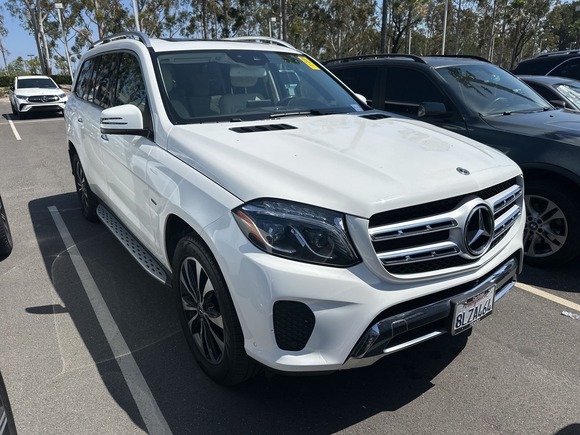 Used 2019 White Mercedes-Benz GLS 450 image 7