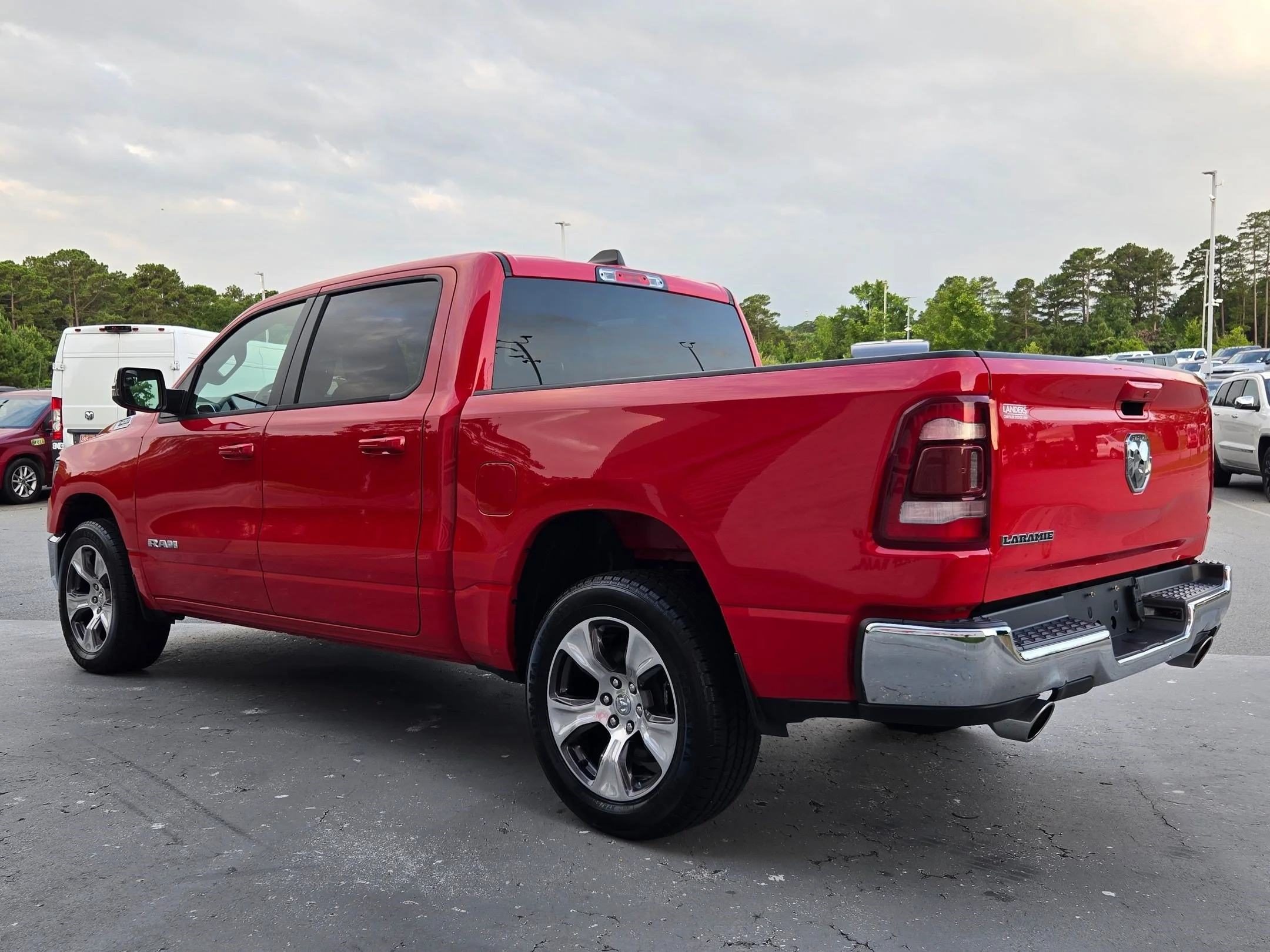 Used 2024 Flame Red Clearcoat Ram Laramie image 5