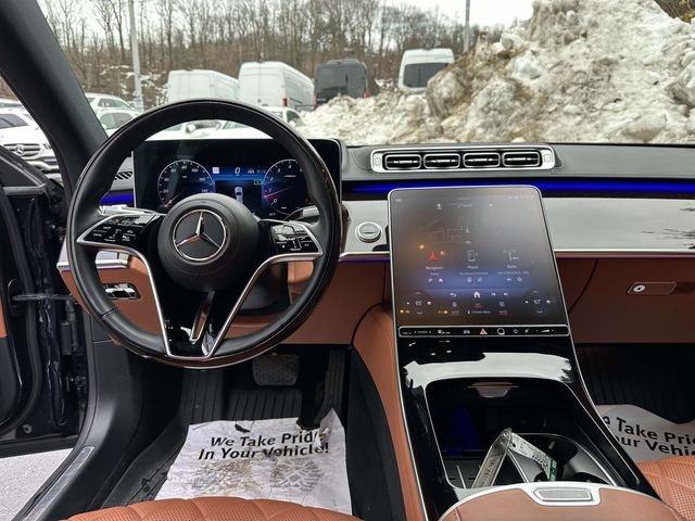 Certified Used 2022 Blue Mercedes-Benz S 580 image 19