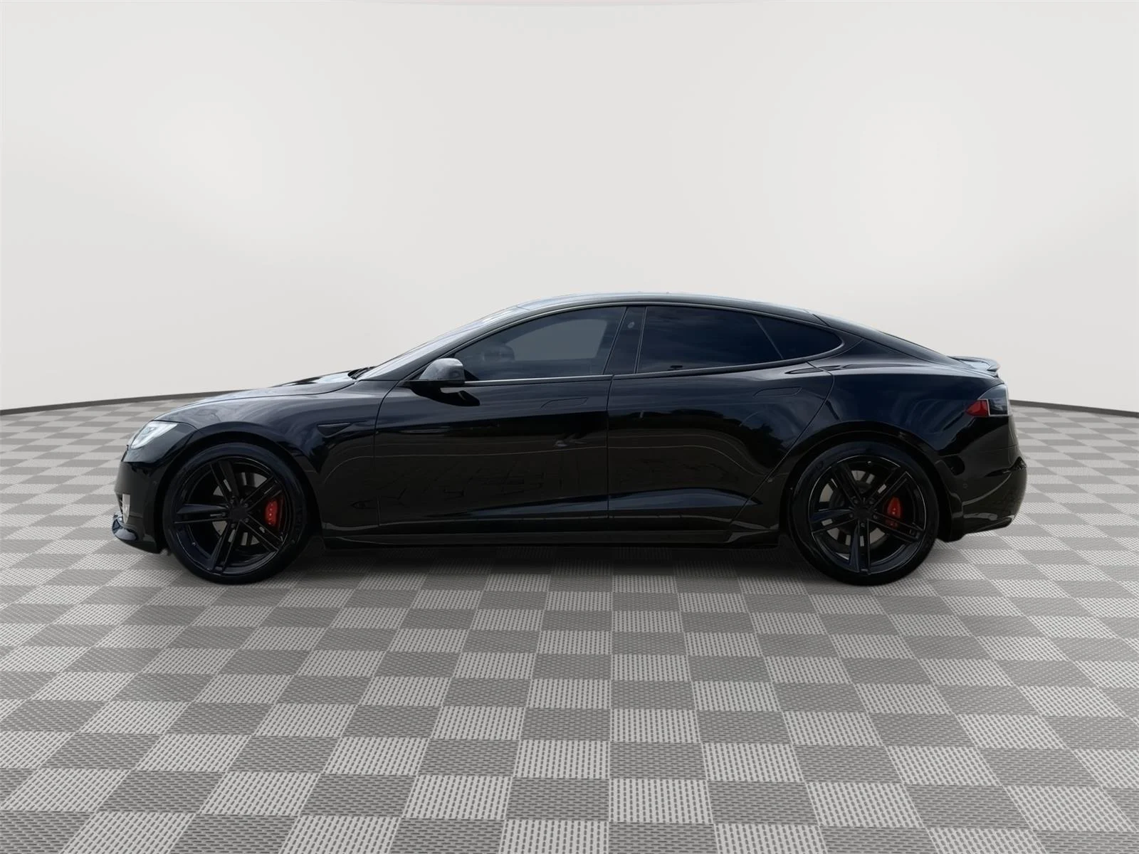 Certified Used 2021 Solid Black Tesla Performance image 3
