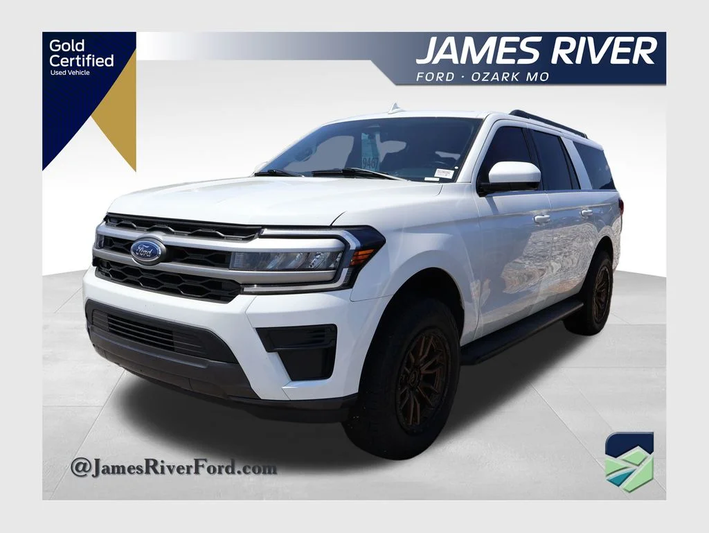 Used 2024 White Metallic Ford XLT image 1
