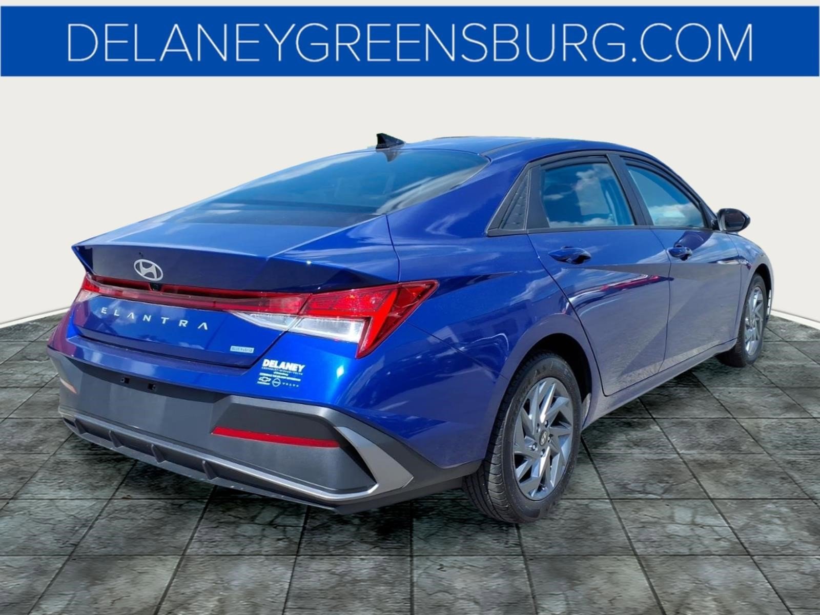 Used 2024 Intense Blue Hyundai Blue image 3