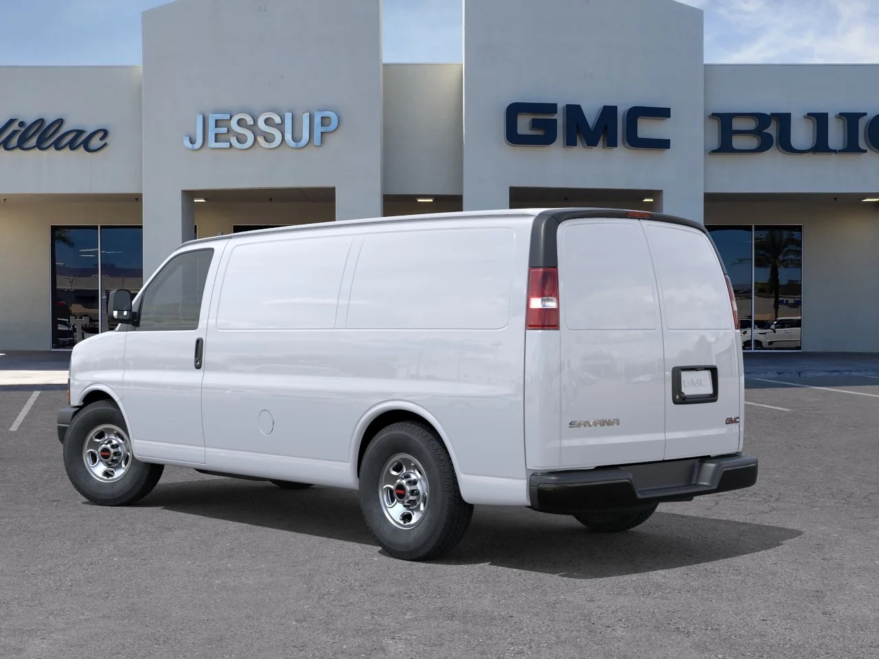 New 2025 Summit White GMC Work Van image 3