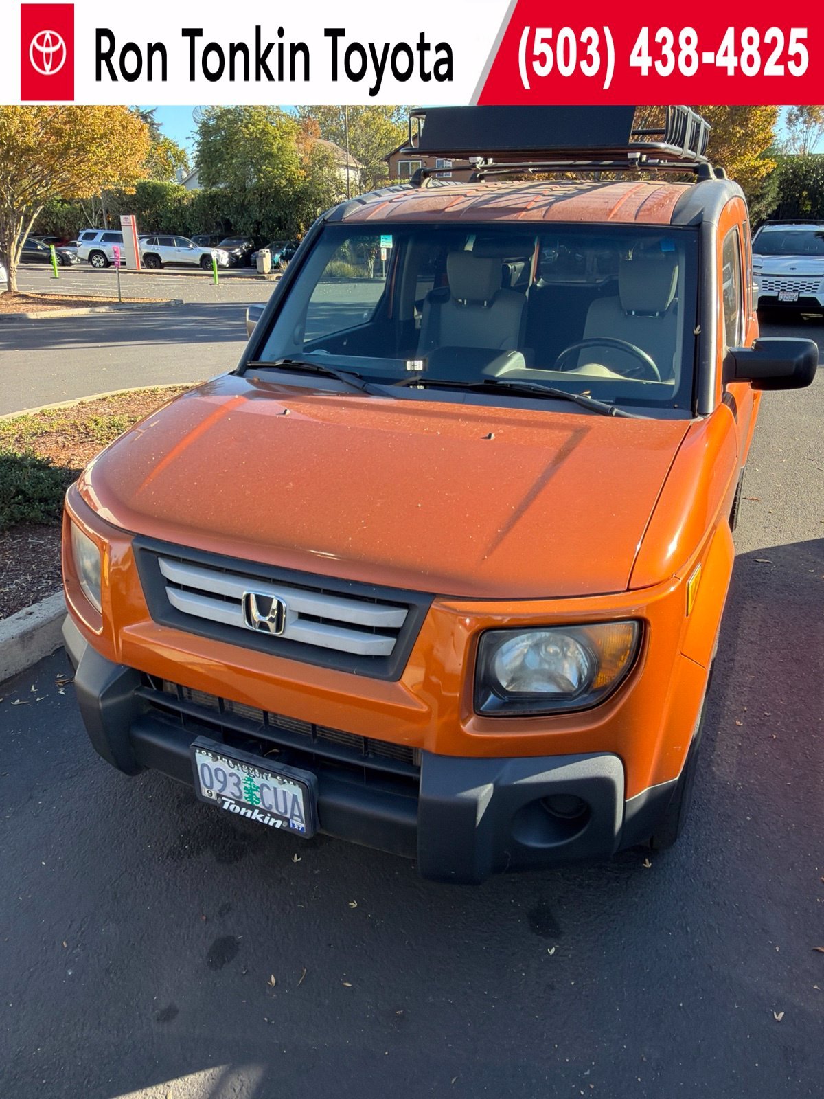 Used 2007 Tangerine Metallic Honda EX image 1