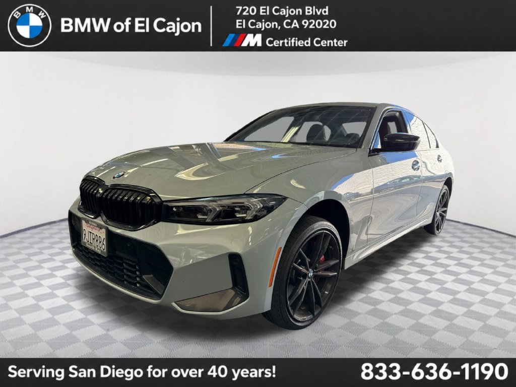 Used 2024 Brooklyn Grey Metallic BMW 330i image 1