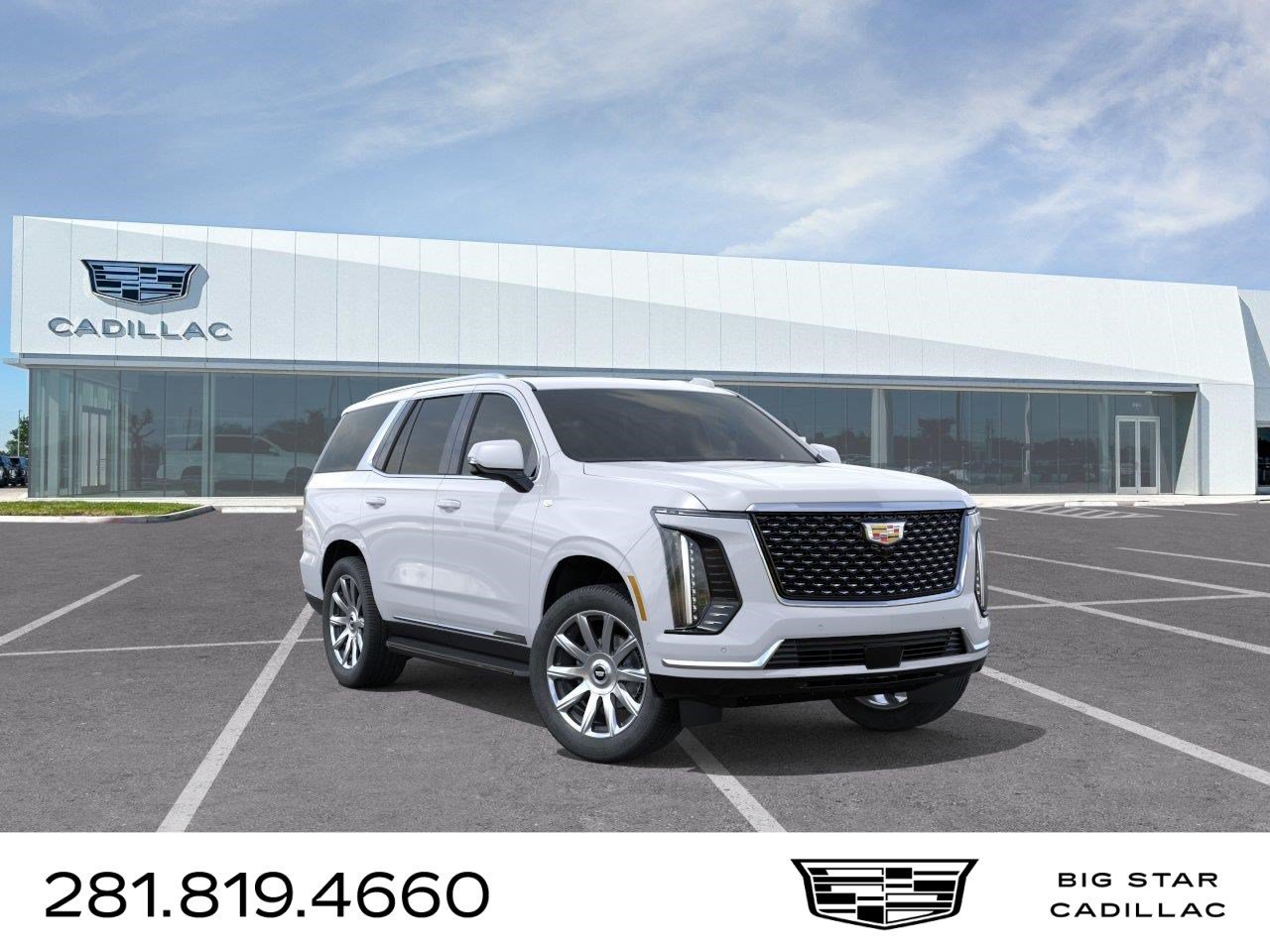 New 2026 Vibrant White Tricoat Cadillac 1SA image 1