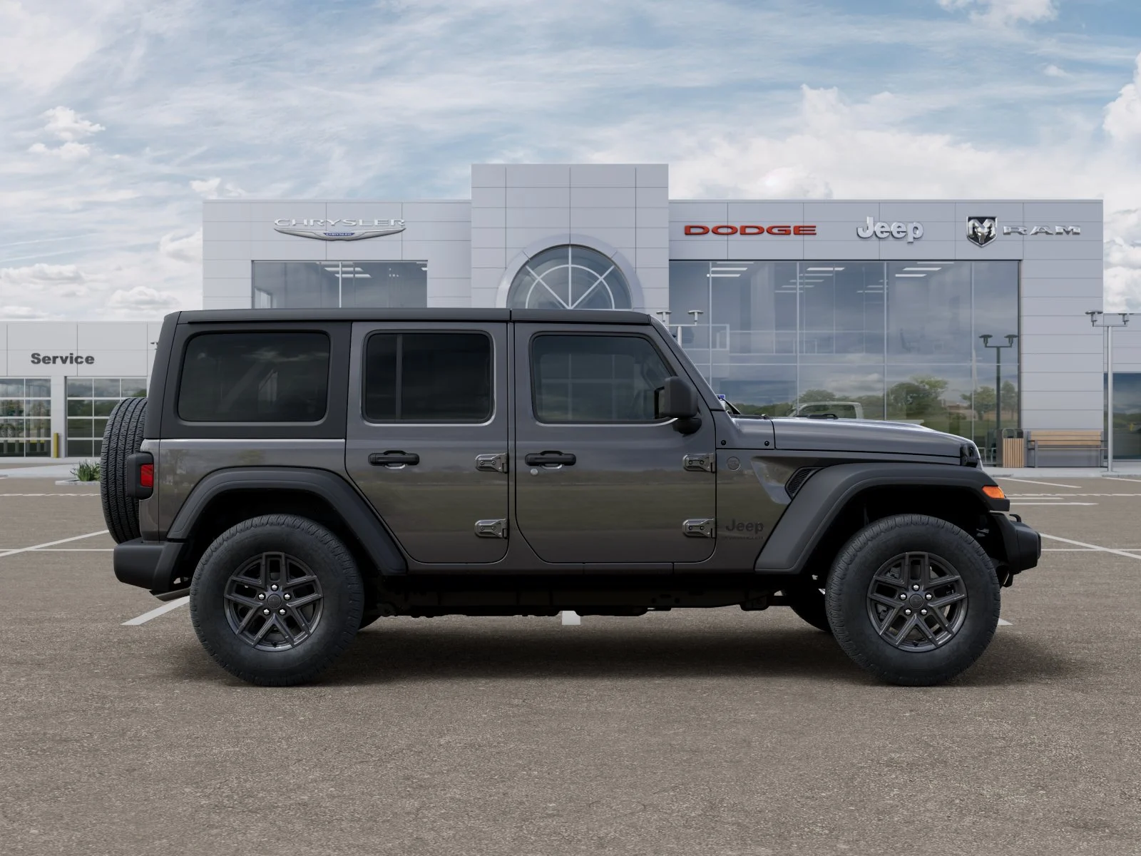 New 2026 Granite Crystal Metallic Clearcoat Jeep Sport image 48