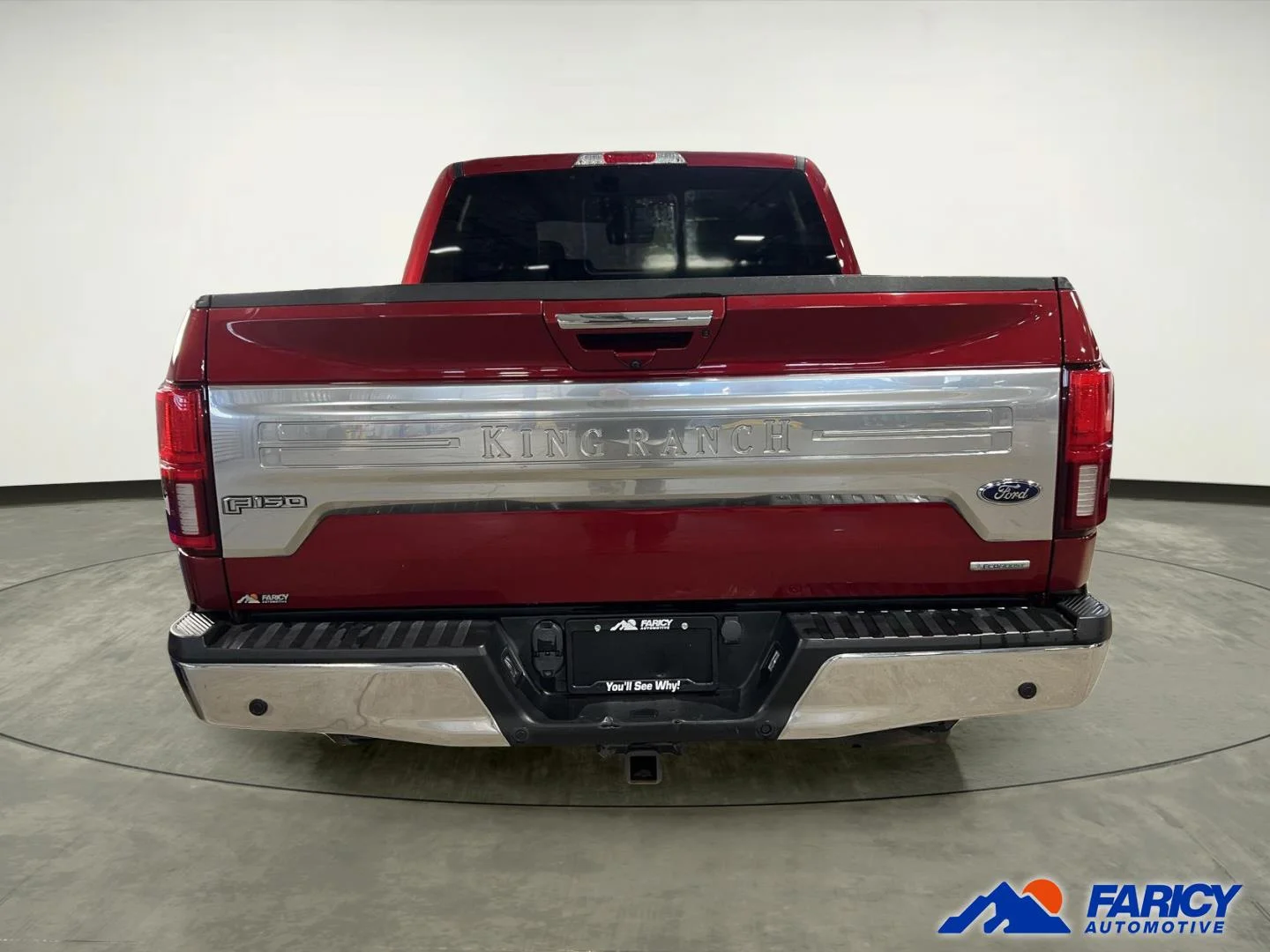 Used 2020 Rapid Red Metallic Tinted Clearcoat/Stone Gray Ford King Ranch image 3