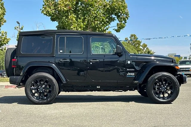 Used 2024 Black Jeep Sahara 4xe image 3