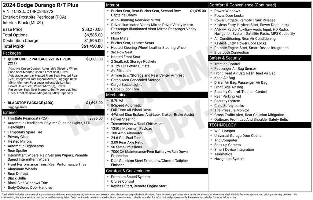 Certified Used 2024 Blue Dodge R/T Plus image 7