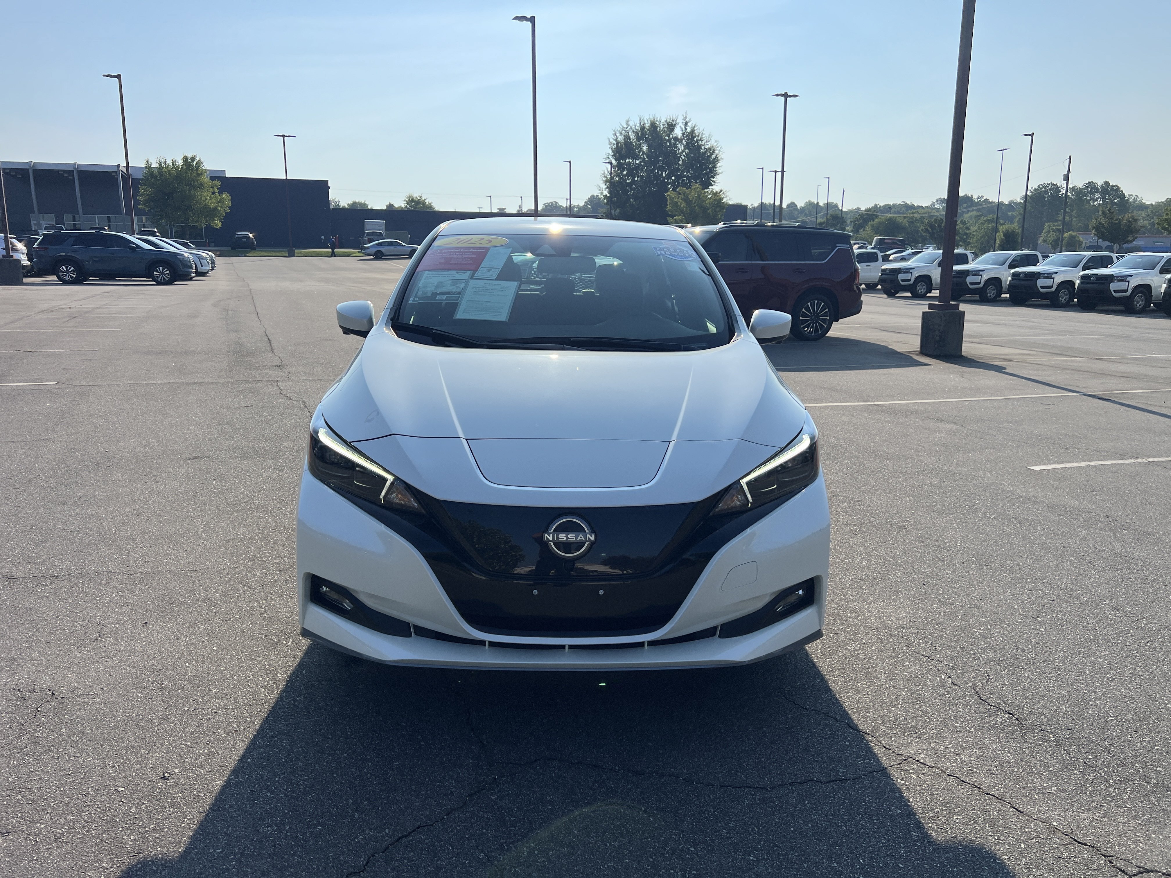 Certified Used 2025 Pearl White Tricoat Nissan SV PLUS image 2