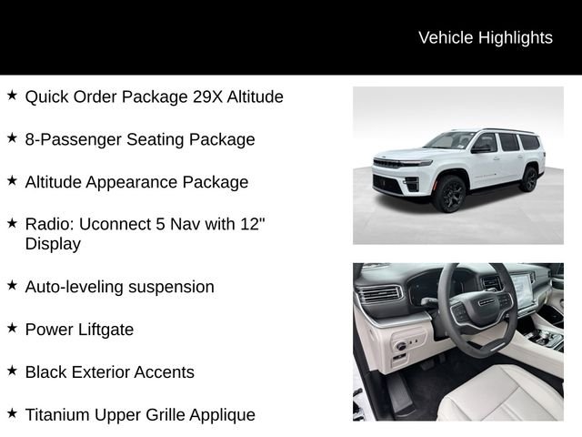New 2026 Bright White Clear-Coat Exterior Paint Jeep Limited Altitude image 8