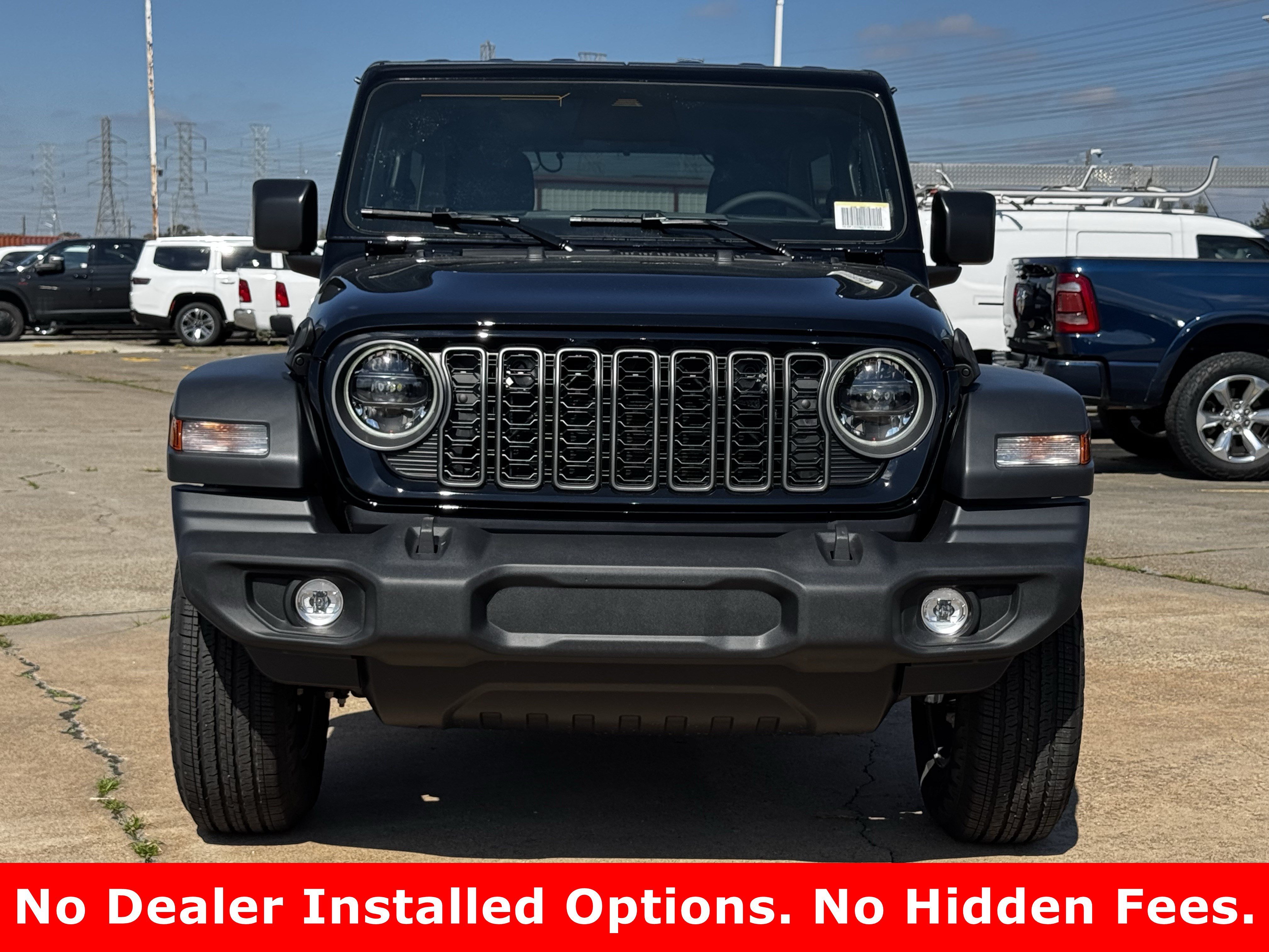 New 2026 Black Clear-Coat Exterior Paint Jeep Sport S image 3