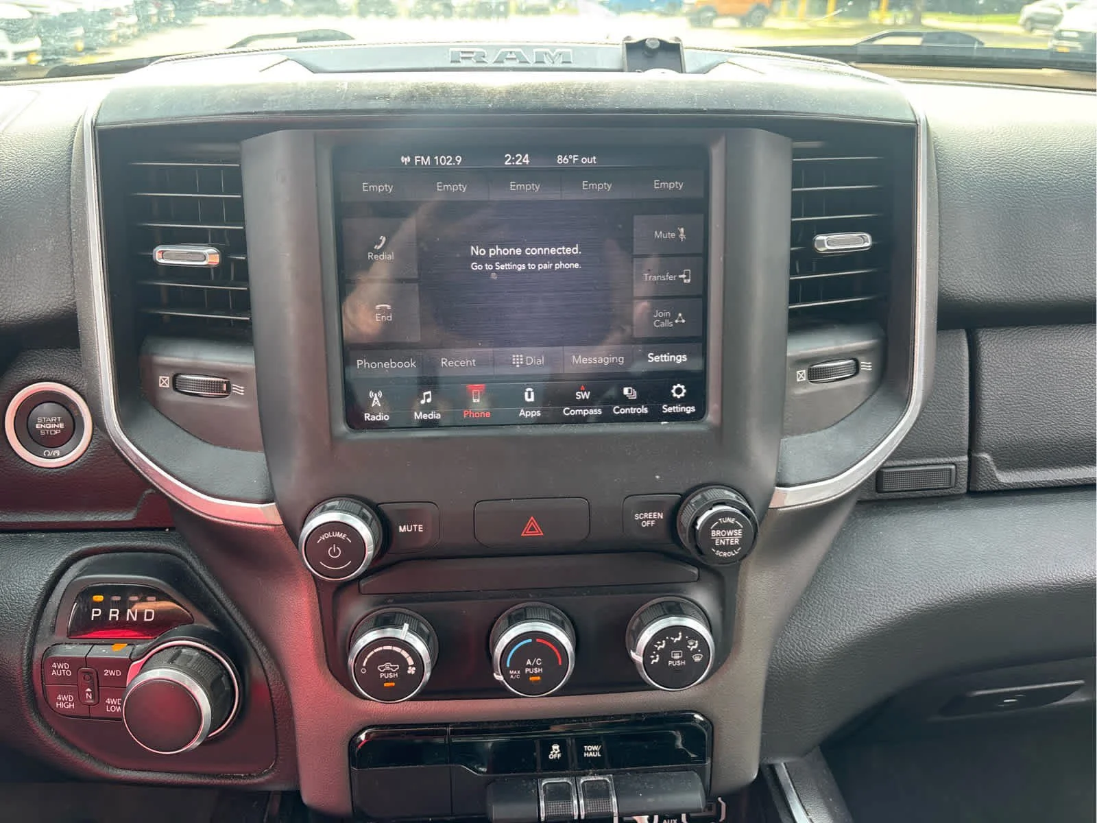 Used 2019 Diamond Black Crystal Pearlcoat Ram Big Horn/Lone Star image 9