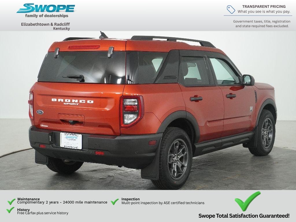 Used 2023 Hot Pepper Red Tinted Clearcoat Ford Big Bend image 6