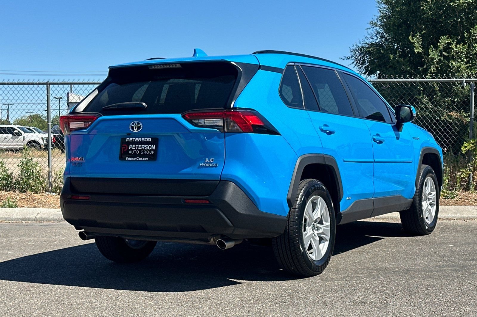 Used 2021 Blue Toyota LE image 4