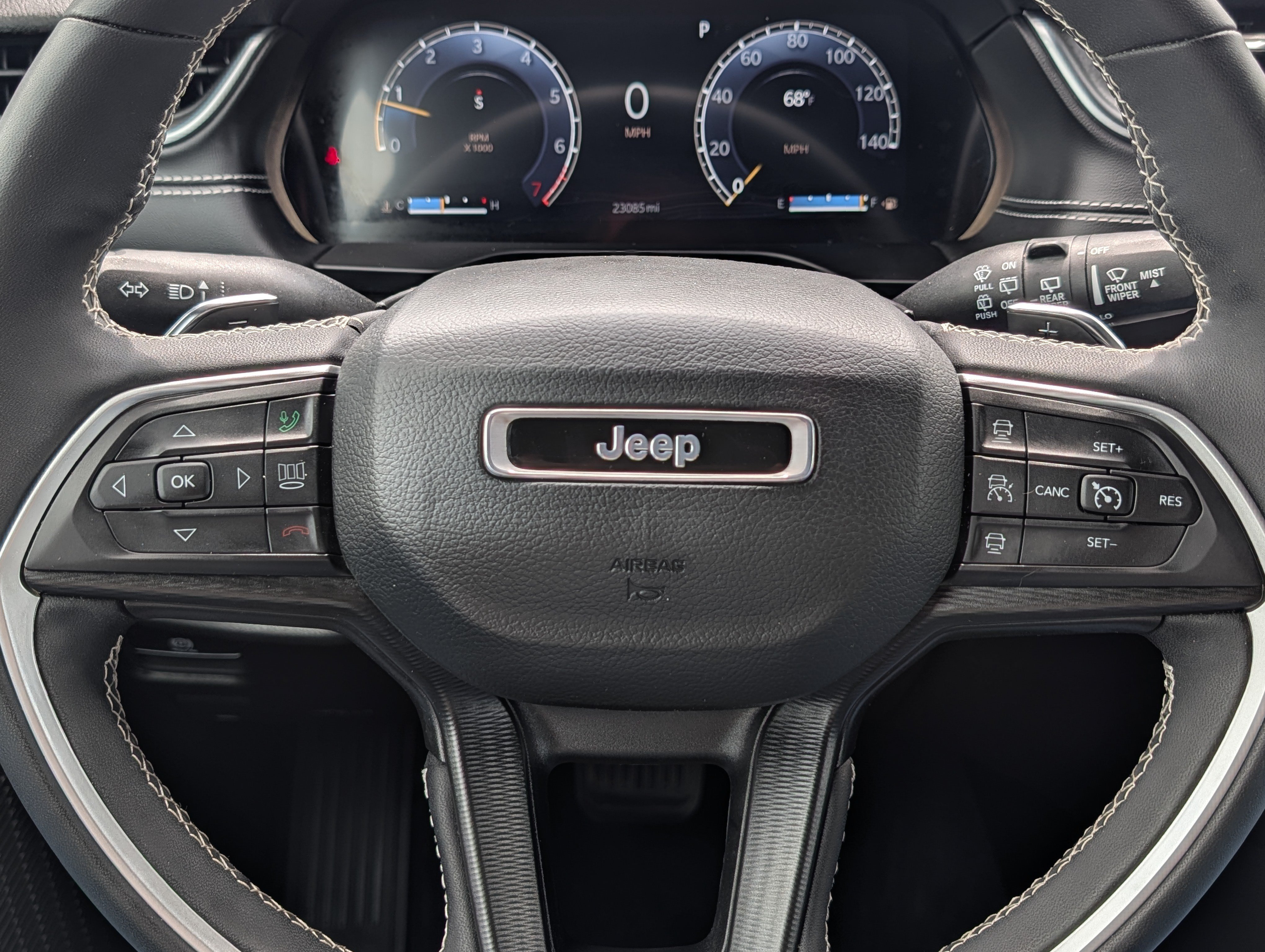 Used 2023 Bright White Clearcoat Jeep Altitude X image 25