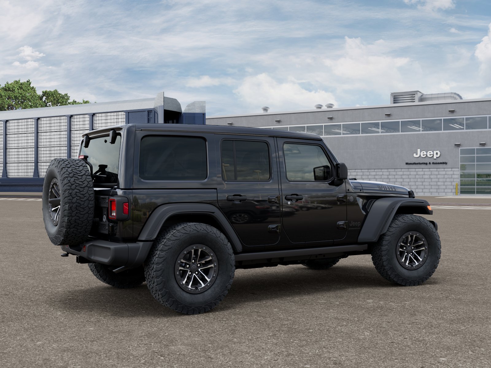 New 2026 Black Clear-Coat Exterior Paint Jeep Willys image 2