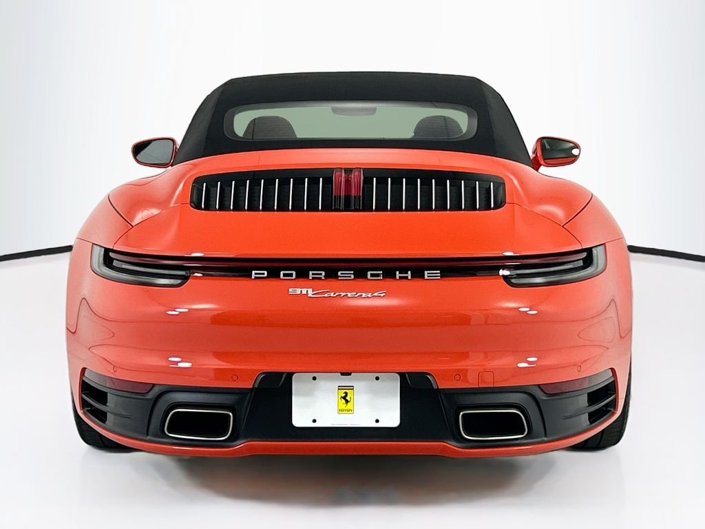 Used 2021 Lava Orange Porsche Carrera image 14