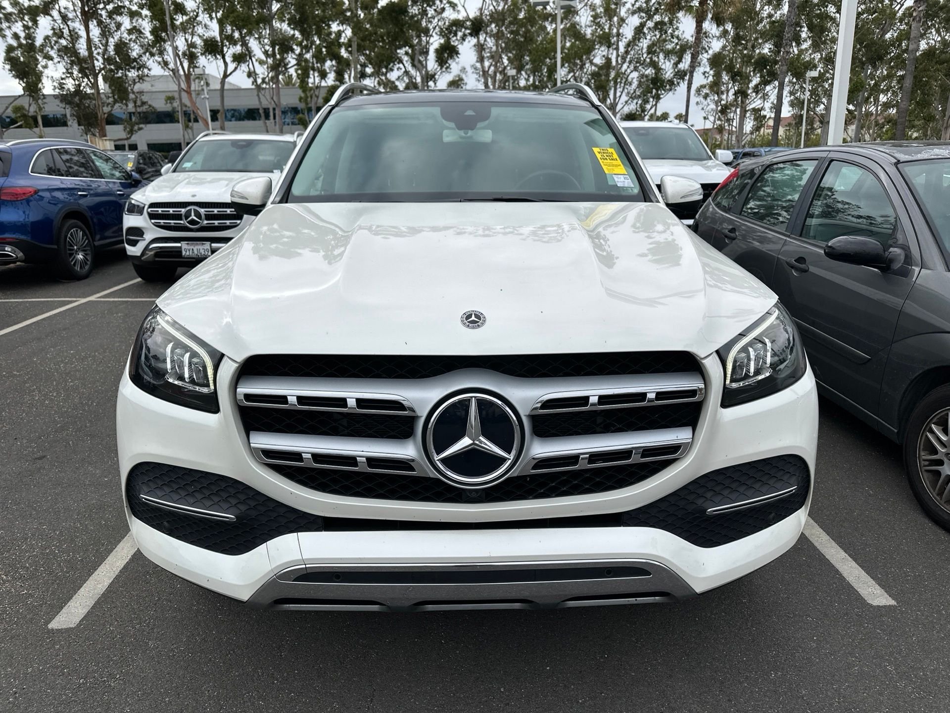 Used 2020 White Mercedes-Benz GLS 450 image 2