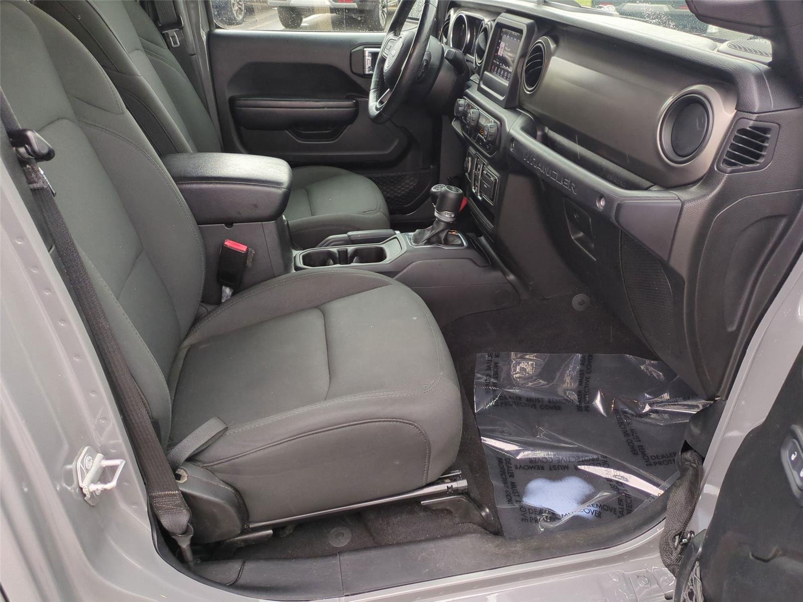 Used 2021 Granite Crystal Metallic Clearcoat Jeep Unlimited Sport S image 37