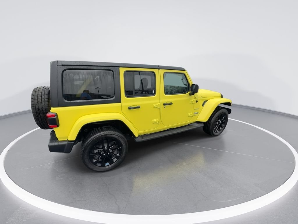 Used 2023 Yellow Jeep Sahara 4xe image 9