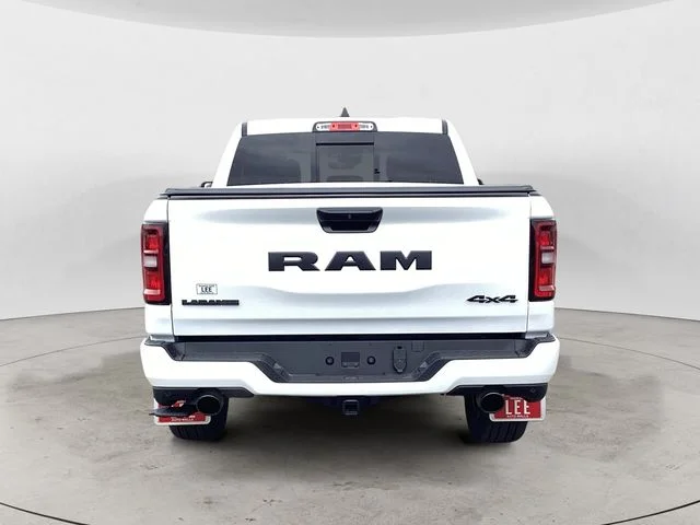 New 2026 Bright White Clearcoat Ram LARAMIE CREW CAB 4X4 5