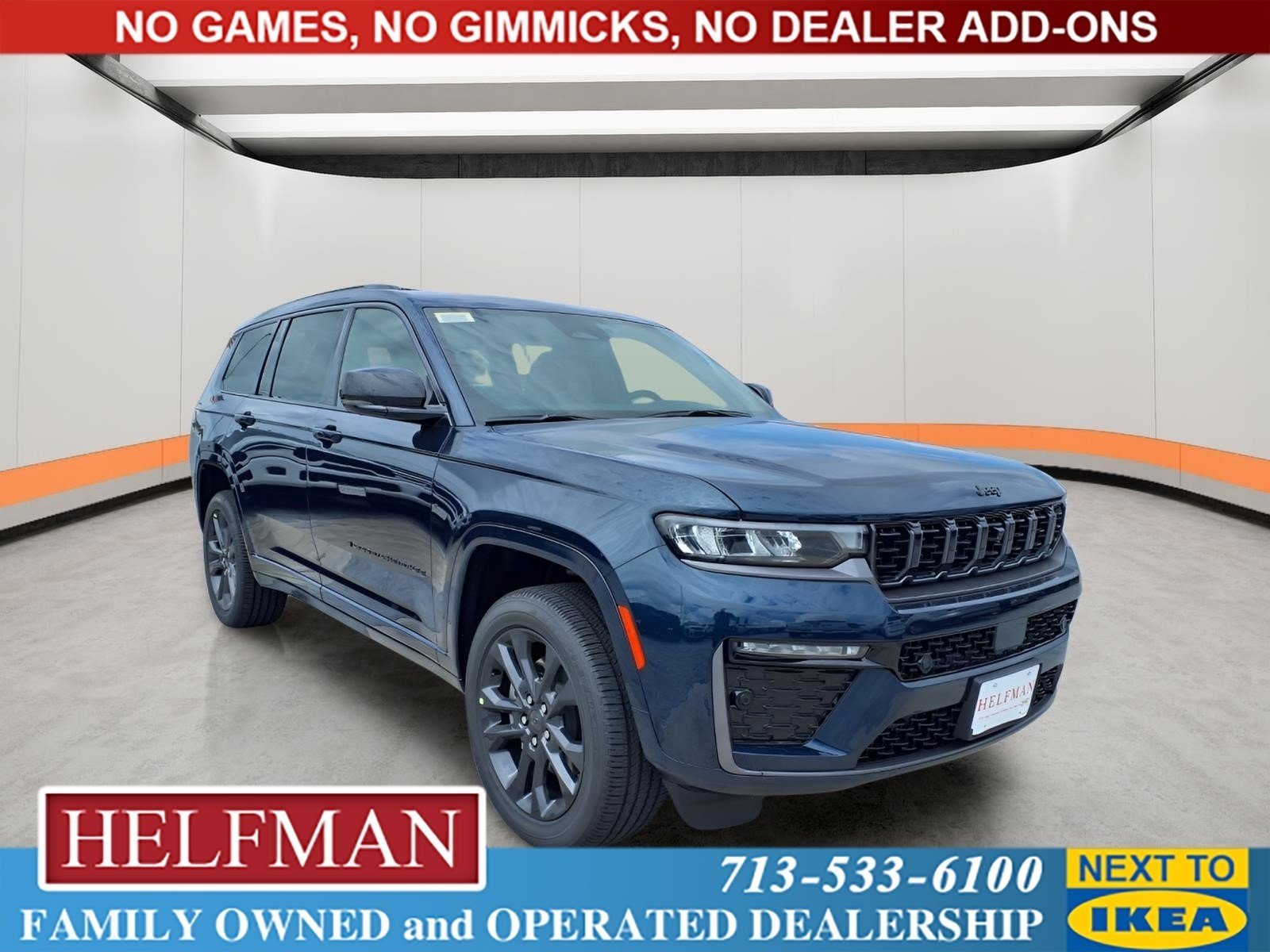 New 2026 Fathom Blue Pearl-Coat Exterior Paint Jeep Limited Reserve image 1