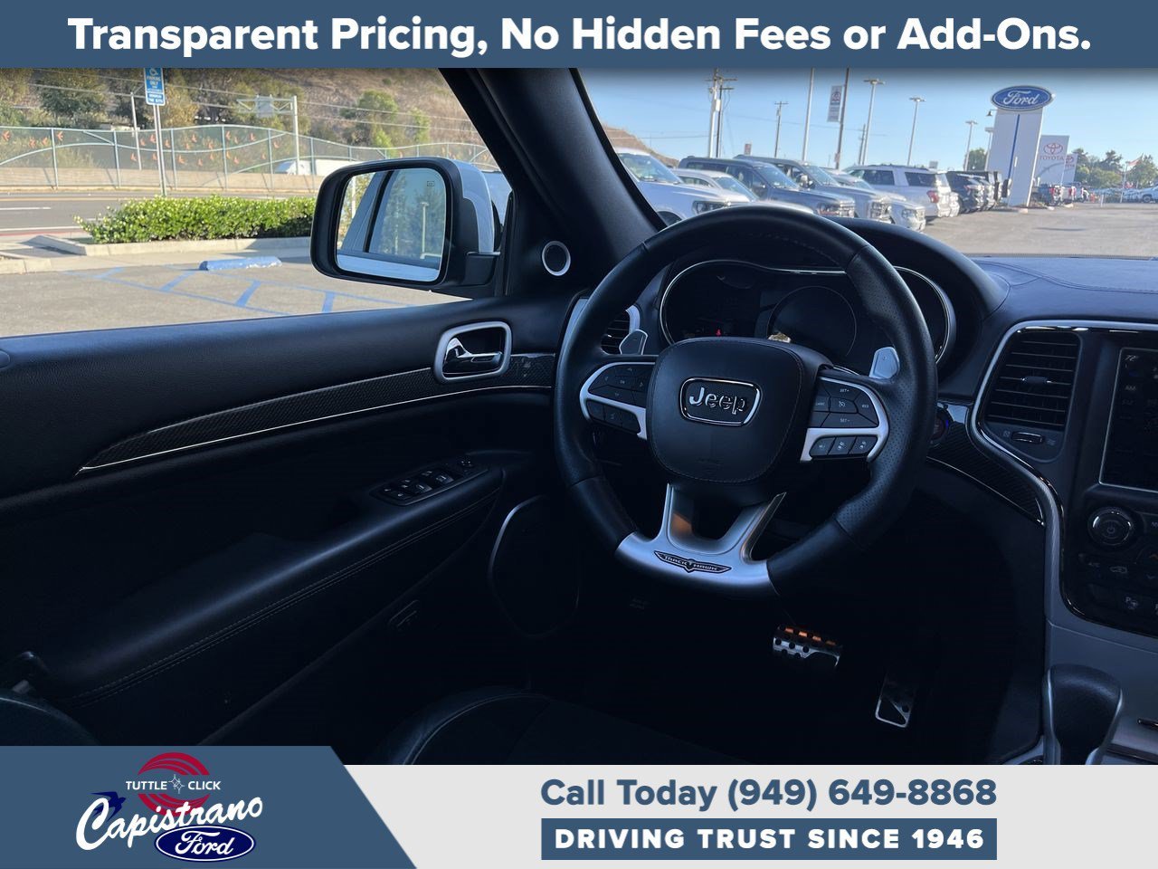 Used 2018 Bright White Clearcoat Jeep Trackhawk image 2