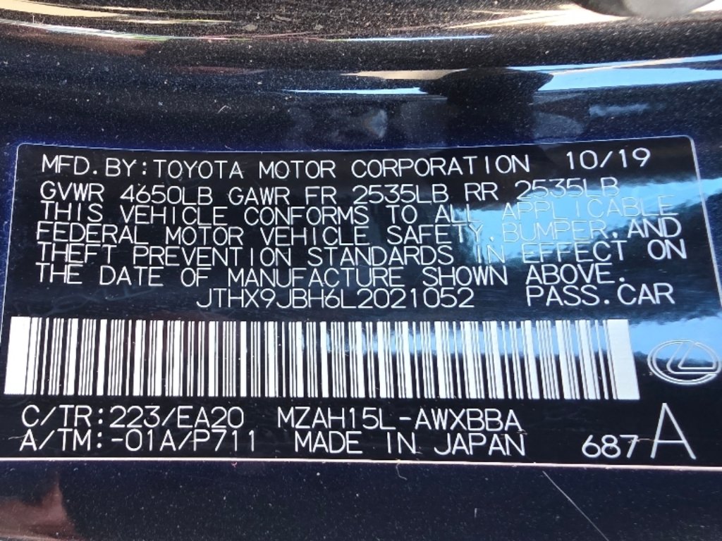 Used 2020 Caviar Lexus 250h Base image 34