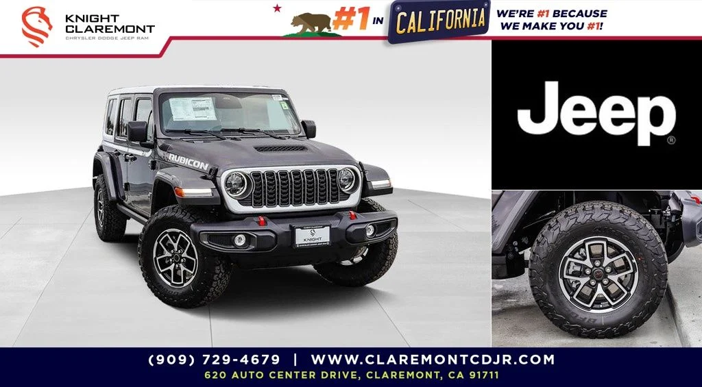 New 2026 Gray Jeep Rubicon image 1