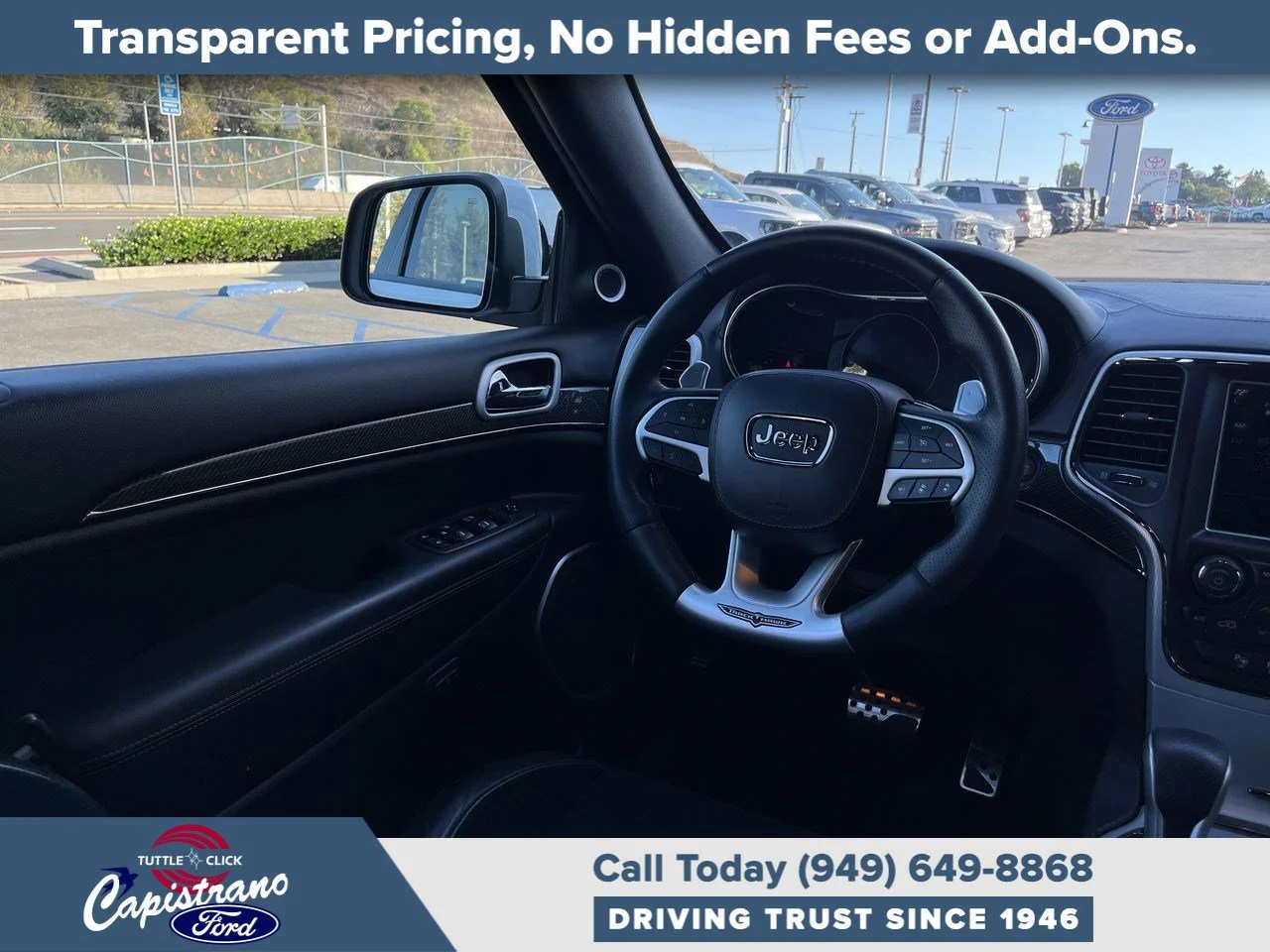 Used 2018 Bright White Clearcoat Jeep Trackhawk image 2